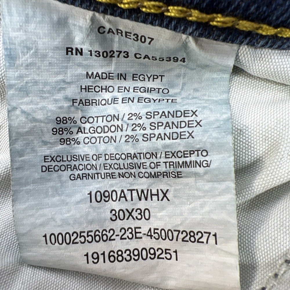 Wrangler Jeans Mens Blue Athletic Fit Premium Quality Medium Wash Denim 30 X 30 - Picture 11 of 16